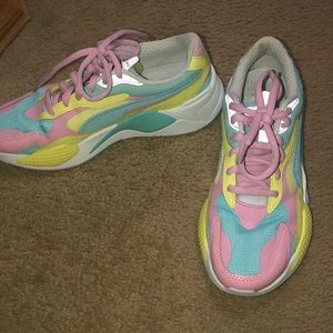 Puma RS-X pastel sneakers.